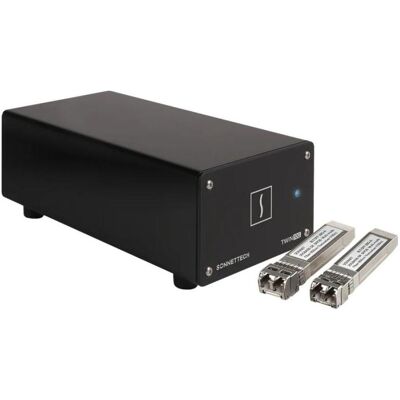 Sonnet Twin 10G SFP28 TB3 to Dual 10 Gb Ethernet Adapter (Thunderbolt 3), Netzwerkkarte Sonnet Twin 10G SFP28 TB3 to Dual 10 Gb Ethernet Adapter (Thunderbolt 3), Netzwerkkarte