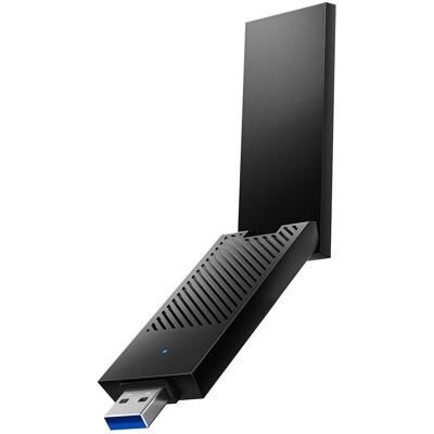 Cudy NET Z AX5400 Tir-Band Wi-Fi6/6E USB 3.0 Adapter, Netzwerk Adapter, Schwarz Cudy NET Z AX5400 Tir-Band Wi-Fi6/6E USB 3.0 Adapter, Netzwerk Adapter, Schwarz