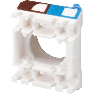 Eaton KEYSTONE JACK CAT6A/CAT6/CAT5E (RJ45), Netzwerkkarte, Weiss Eaton KEYSTONE JACK CAT6A/CAT6/CAT5E (RJ45), Netzwerkkarte, Weiss