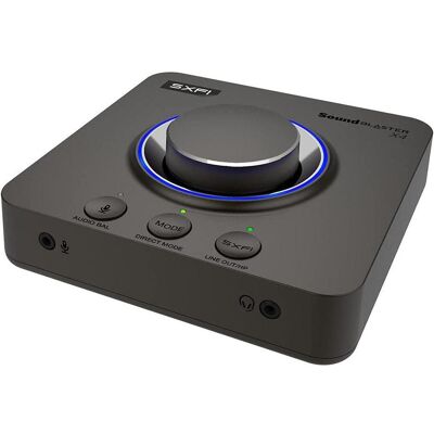 Creative Sound Blaster X4 (USB-C), Soundkarte, Schwarz Creative Sound Blaster X4 (USB-C), Soundkarte, Schwarz