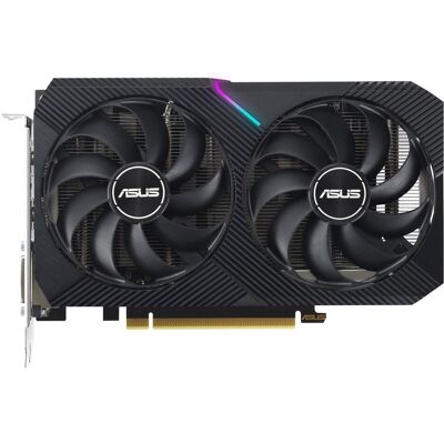 Asus Dual GeForce RTX 3050 V2 OC Edition (8 GB, GDDR6), Grafikkarte, Schwarz, Grau Asus Dual GeForce RTX 3050 V2 OC Edition (8 GB, GDDR6), Grafikkarte, Schwarz, Grau
