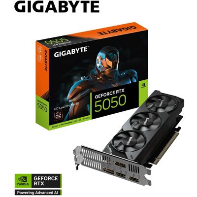 Gigabyte GeForce RTX 5050 OC Low Profile (8 GB, GDDR6), Grafikkarte Gigabyte GeForce RTX 5050 OC Low Profile (8 GB, GDDR6), Grafikkarte