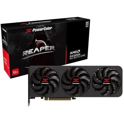 PowerColor VGA Radeon Reaper RX 9070 GRE 12GB GDDR6 (12 GB, GDDR6), Grafikkarte, Rot, Schwarz PowerColor VGA Radeon Reaper RX 9070 GRE 12GB GDDR6 (12 GB, GDDR6), Grafikkarte, Rot, Schwarz