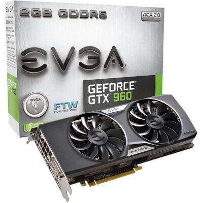 EVGA Gtx 960 Ftw Acx 2.0+ (2 GB, GDDR5), Grafikkarte EVGA Gtx 960 Ftw Acx 2.0+ (2 GB, GDDR5), Grafikkarte