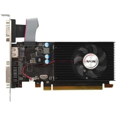 AFOX Radeon HD 6450 2 GB DDR3 64 Bit DVI HDMI VGA LP Fan L5 Grafikkarte (2 GB, DDR3), Grafikkarte, Schwarz AFOX Radeon HD 6450 2 GB DDR3 64 Bit DVI HDMI VGA LP Fan L5 Grafikkarte (2 GB, DDR3), Grafikkarte, Schwarz
