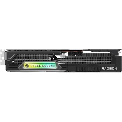 ASRock Radeon RX 9070 GRE Steel Legend Dark OC (12 GB, GDDR6), Grafikkarte, Schwarz ASRock Radeon RX 9070 GRE Steel Legend Dark OC (12 GB, GDDR6), Grafikkarte, Schwarz