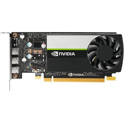 NVIDIA T400E 4GB 4mDP GFX (A4HP3AA) (4 GB, GDDR6), Grafikkarte, Schwarz NVIDIA T400E 4GB 4mDP GFX (A4HP3AA) (4 GB, GDDR6), Grafikkarte, Schwarz