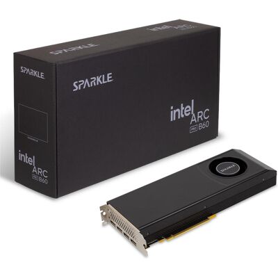 Sparkle Arc Pro B60 Blower (24 GB, GDDR6), Grafikkarte, Schwarz Sparkle Arc Pro B60 Blower (24 GB, GDDR6), Grafikkarte, Schwarz