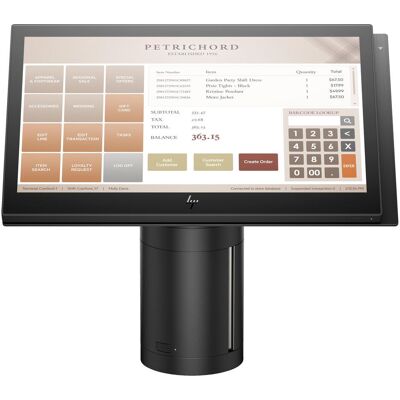 HP Engage One All-in-One-System Modell 141 (256 GB, 8 GB, HD Graphics 620), PC, Weiss, Schwarz HP Engage One All-in-One-System Modell 141 (256 GB, 8 GB, HD Graphics 620), PC, Weiss, Schwarz
