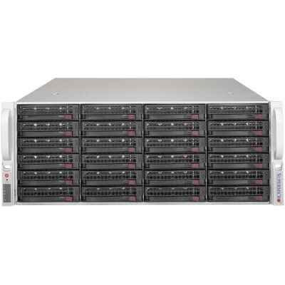 Supermicro - CSE-846BE1C-R609JBOD - Schwarz Supermicro - CSE-846BE1C-R609JBOD - Schwarz