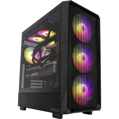 PCSpecialist V12 - Ryzen 7 RTX 5090 (2000 GB, 64 GB, AMD Ryzen 7 9800X3D, GeForce RTX 5090), PC, Schwarz PCSpecialist V12 - Ryzen 7 RTX 5090 (2000 GB, 64 GB, AMD Ryzen 7 9800X3D, GeForce RTX 5090), PC, Schwarz