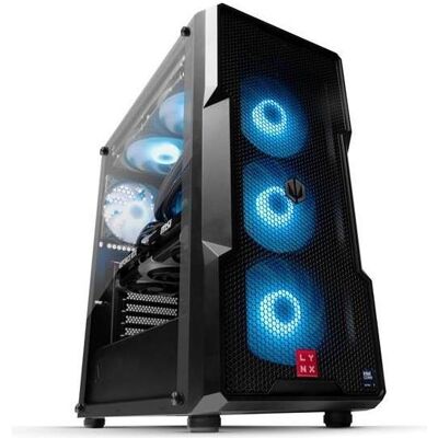 LYNX Challenger Ryzen 7 7800X3D 32GB 2T SSD NVMe RTX 5070 Ti 16G W11 Home (2000 GB, 32 GB, AMD Ryzen 7 7800X3D, GeForce RTX 5070 Ti), PC, Schwarz LYNX Challenger Ryzen 7 7800X3D 32GB 2T SSD NVMe RTX 5070 Ti 16G W11 Home (2000 GB, 32 GB, AMD Ryzen 7 7800X3D, GeForce RTX 5070 Ti), PC, Schwarz