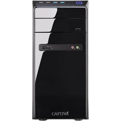 Captiva Power Starter I98-565 Core i5 (500 GB, 8 GB, Intel Core i5-14400, Intel UHD Graphics), PC, Schwarz Captiva Power Starter I98-565 Core i5 (500 GB, 8 GB, Intel Core i5-14400, Intel UHD Graphics), PC, Schwarz
