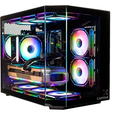 Captiva Entry Gaming R10-2086 (500 GB, 16 GB, AMD Ryzen 5 5500, GeForce RTX 5060), PC, Schwarz Captiva Entry Gaming R10-2086 (500 GB, 16 GB, AMD Ryzen 5 5500, GeForce RTX 5060), PC, Schwarz