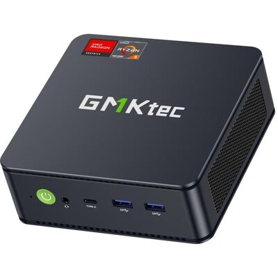 GMKtec M6 Ultra (1000 GB, 32 GB, AMD Ryzen 5 7640HS), PC, Schwarz GMKtec M6 Ultra (1000 GB, 32 GB, AMD Ryzen 5 7640HS), PC, Schwarz