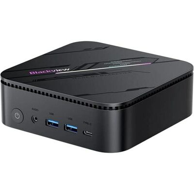 Blackview Mini-PC MP100 Pro I3-1215U/16 GB/512 GB schwarz (512 GB, 16 GB, Intel Core i3-1215U), PC, Schwarz Blackview Mini-PC MP100 Pro I3-1215U/16 GB/512 GB schwarz (512 GB, 16 GB, Intel Core i3-1215U), PC, Schwarz