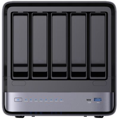Minisforum NAS N5 Pro (128 GB, 32 GB, AMD Ryzen AI 9 HX 370), PC, Schwarz Minisforum NAS N5 Pro (128 GB, 32 GB, AMD Ryzen AI 9 HX 370), PC, Schwarz