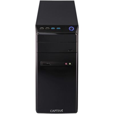 Captiva PC Business/Office I10-0519 (i5-14400/SSD 250GB/16GB/4TB/WLAN/Windows 11 Home 64-bit) (250 GB, 16 GB, Intel Core i5-14400), PC, Schwarz Captiva PC Business/Office I10-0519 (i5-14400/SSD 250GB/16GB/4TB/WLAN/Windows 11 Home 64-bit) (250 GB, 16 GB, Intel Core i5-14400), PC, Schwarz