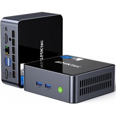 GMKtec M3 (512 GB, 16 GB, Intel Core i5-12450H), PC, Grau GMKtec M3 (512 GB, 16 GB, Intel Core i5-12450H), PC, Grau