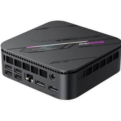 Blackview MP100 Pro (Mini PC - i5 - 512 Go ROM, 16 Go RAM) Noir (512 GB, 16 GB, Intel Core i5-12450H, Intel Iris Graphics), PC, Schwarz Blackview MP100 Pro (Mini PC - i5 - 512 Go ROM, 16 Go RAM) Noir (512 GB, 16 GB, Intel Core i5-12450H, Intel Iris Graphics), PC, Schwarz