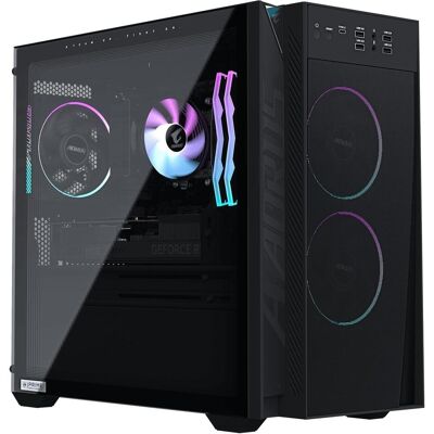 Gigabyte AORUS PRIME 3 AP3A7N6T-5110 (1000 GB, 16 GB, AMD Ryzen 7 9700X, GeForce RTX 5060 Ti), PC, Schwarz Gigabyte AORUS PRIME 3 AP3A7N6T-5110 (1000 GB, 16 GB, AMD Ryzen 7 9700X, GeForce RTX 5060 Ti), PC, Schwarz