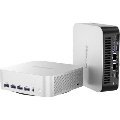 Geekom Mini PC Mini A8 Max R7-1 Mini-PC, Ryzen™ R7-8745HS 16GB 1T AMD (1000 GB, 16 GB), PC, Silber Geekom Mini PC Mini A8 Max R7-1 Mini-PC, Ryzen™ R7-8745HS 16GB 1T AMD (1000 GB, 16 GB), PC, Silber