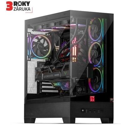 LYNX Challenger Ryzen 7 9800X3D 64GB 2TB SSD NVMe RTX 5080 16G W11 Home (2000 GB, 64 GB, GeForce RTX 5080), PC LYNX Challenger Ryzen 7 9800X3D 64GB 2TB SSD NVMe RTX 5080 16G W11 Home (2000 GB, 64 GB, GeForce RTX 5080), PC