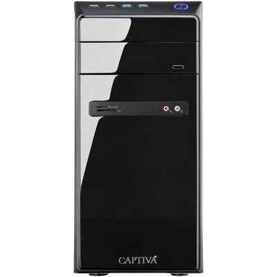 Captiva PC Business/Office R10-1840 (Ryzen 5 5655G/SSD 1TB/16GB/WLAN/Windows 11 Home 64-bit) (1000 GB, 16 GB, AMD Ryzen 5 PRO 5655G), PC, Schwarz Captiva PC Business/Office R10-1840 (Ryzen 5 5655G/SSD 1TB/16GB/WLAN/Windows 11 Home 64-bit) (1000 GB, 16 GB, AMD Ryzen 5 PRO 5655G), PC, Schwarz