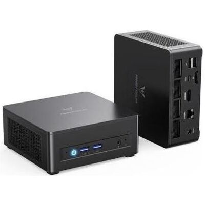 Minisforum UM760 Slim - Ryzen 5 / 16GB / 1TB / Windows 11 Pro (1000 GB, 16 GB, AMD Ryzen 5 7640HS, Radeon 610M), PC, Schwarz Minisforum UM760 Slim - Ryzen 5 / 16GB / 1TB / Windows 11 Pro (1000 GB, 16 GB, AMD Ryzen 5 7640HS, Radeon 610M), PC, Schwarz