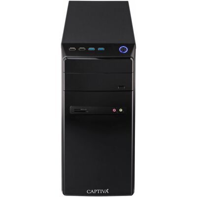 Captiva PC Business/Office I10-0540 (i5-14400/SSD 500GB/16GB/4TB/WLAN/Windows 11 Home 64-bit) (500 GB, 16 GB, Intel Core i5-14400), PC, Schwarz Captiva PC Business/Office I10-0540 (i5-14400/SSD 500GB/16GB/4TB/WLAN/Windows 11 Home 64-bit) (500 GB, 16 GB, Intel Core i5-14400), PC, Schwarz