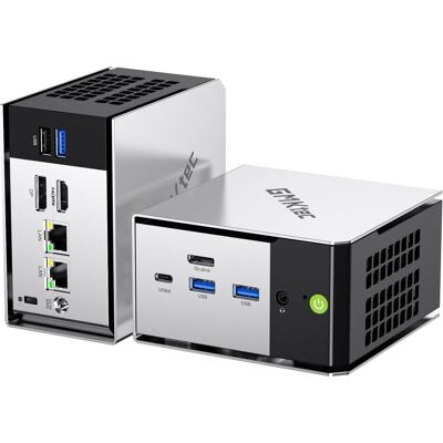 GMKtec NucBox M8 (512 GB, 16 GB, AMD Ryzen 5 PRO 6650H), PC, Schwarz, Silber GMKtec NucBox M8 (512 GB, 16 GB, AMD Ryzen 5 PRO 6650H), PC, Schwarz, Silber