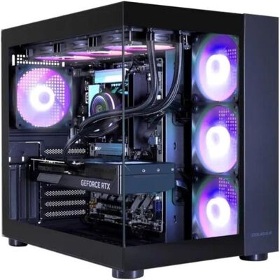 Cougar FV150 BK 7485 Core Ultra 9 285K RTX 5080 32GB/1TB SSD Win11 (1000 GB, 32 GB, GeForce RTX 5080), PC, Schwarz Cougar FV150 BK 7485 Core Ultra 9 285K RTX 5080 32GB/1TB SSD Win11 (1000 GB, 32 GB, GeForce RTX 5080), PC, Schwarz
