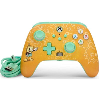 PowerA Xbox Series Pad przewodowy Enhanced Cuphead: Ms. Chalice (Xbox Series S), Gaming Controller, Mehrfarbig PowerA Xbox Series Pad przewodowy Enhanced Cuphead: Ms. Chalice (Xbox Series S), Gaming Controller, Mehrfarbig