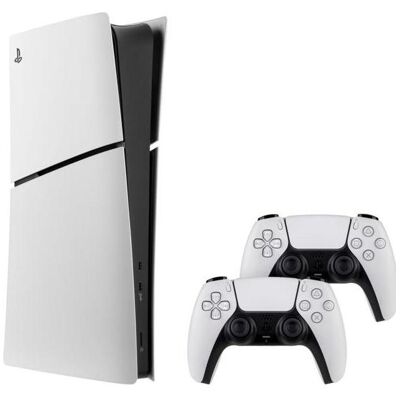 Sony PlayStation 5 Slim Digital Edition Bundle, Spielkonsole, Weiss, Schwarz Sony PlayStation 5 Slim Digital Edition Bundle, Spielkonsole, Weiss, Schwarz