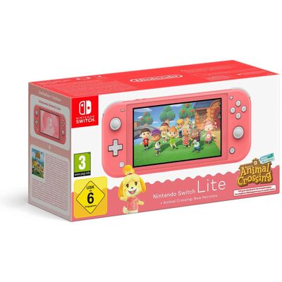 Nintendo Switch Lite - Animal Crossing New Horisons Bundle, Spielkonsole, Pink Nintendo Switch Lite - Animal Crossing New Horisons Bundle, Spielkonsole, Pink