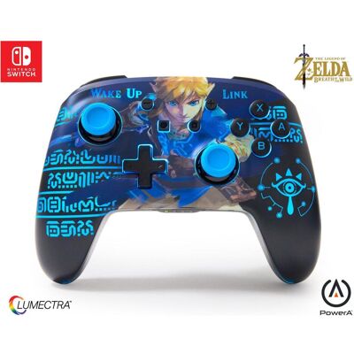 PowerA Enhanced Wireless Controller - Wake Up Link (Switch, Switch Lite, Switch OLED), Gaming Controller, Schwarz, Blau, Mehrfarbig PowerA Enhanced Wireless Controller - Wake Up Link (Switch, Switch Lite, Switch OLED), Gaming Controller, Schwarz, Blau, Mehrfarbig