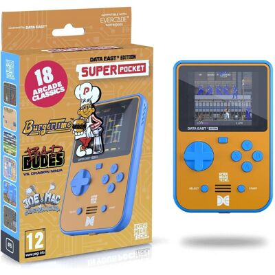 Blaze HyperMegaTech! Super Pocket Data East Edition, Retro Gaming, Braun, Blau Blaze HyperMegaTech! Super Pocket Data East Edition, Retro Gaming, Braun, Blau