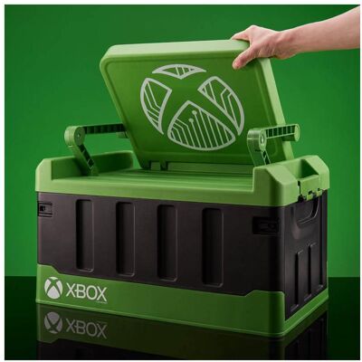 Numskull - Chaise de stockage inspiré du logo Xbox, Zubehör Gaming Möbel, Schwarz, Grün Numskull - Chaise de stockage inspiré du logo Xbox, Zubehör Gaming Möbel, Schwarz, Grün