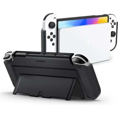Spigen Thin Fit Nintendo Switch OLED Black (Switch OLED), Weiteres Gaming Zubehör, Schwarz Spigen Thin Fit Nintendo Switch OLED Black (Switch OLED), Weiteres Gaming Zubehör, Schwarz
