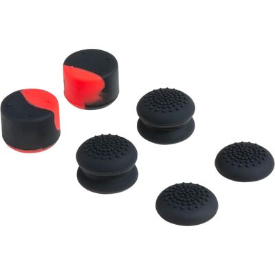 Bigben Controller Thumb Grips (PS5), Gaming Controller Zubehör, Rot, Schwarz Bigben Controller Thumb Grips (PS5), Gaming Controller Zubehör, Rot, Schwarz