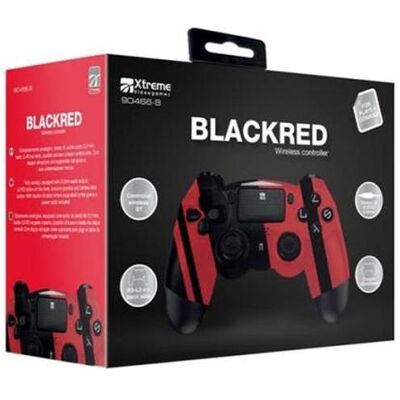 Xtreme Controller BlackRed Wireless, Gaming Controller, Rot, Schwarz Xtreme Controller BlackRed Wireless, Gaming Controller, Rot, Schwarz