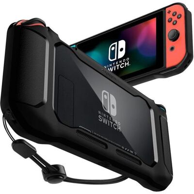 Spigen Rugged Armor Nintendo Switch Black (Switch), Weiteres Gaming Zubehör, Schwarz Spigen Rugged Armor Nintendo Switch Black (Switch), Weiteres Gaming Zubehör, Schwarz