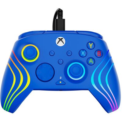 Turtle Beach Afterglow Wave Wired Controller (PC, Xbox Series S, Xbox Series X), Gaming Controller, Mehrfarbig, Blau Turtle Beach Afterglow Wave Wired Controller (PC, Xbox Series S, Xbox Series X), Gaming Controller, Mehrfarbig, Blau