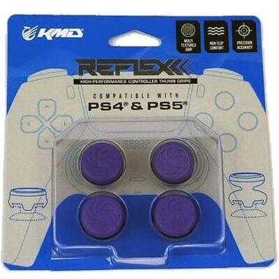 KMD - Reflex Thumb Grips 4-Pack PS4/PS5 (PS4, PS5), Gaming Controller Zubehör, Schwarz KMD - Reflex Thumb Grips 4-Pack PS4/PS5 (PS4, PS5), Gaming Controller Zubehör, Schwarz