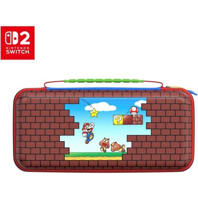 Turtle Beach - PlayTrek Travel Case - Mario Bricks (Switch, Switch 2), Weiteres Gaming Zubehör, Rot, Mehrfarbig Turtle Beach - PlayTrek Travel Case - Mario Bricks (Switch, Switch 2), Weiteres Gaming Zubehör, Rot, Mehrfarbig