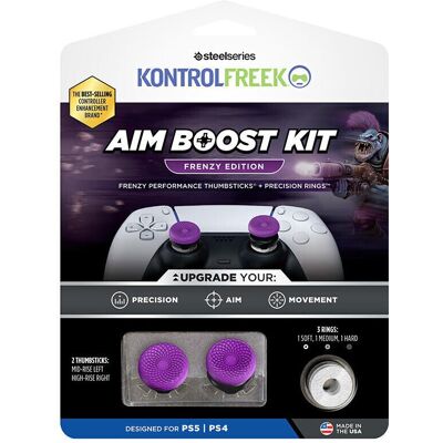 SteelSeries Frenzy PURBLK AimBoost - PS5 (PS5), Gaming Controller Zubehör, Violett SteelSeries Frenzy PURBLK AimBoost - PS5 (PS5), Gaming Controller Zubehör, Violett