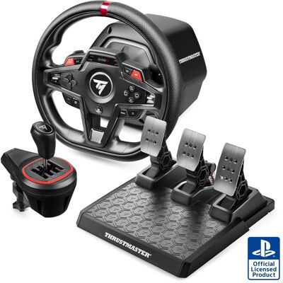 Thrustmaster T248R Shifter Pack Lenkrad inkl. TH8S Add-On Shifter (PC, PS4, PS5), Gaming Controller, Schwarz Thrustmaster T248R Shifter Pack Lenkrad inkl. TH8S Add-On Shifter (PC, PS4, PS5), Gaming Controller, Schwarz