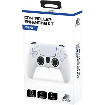 Panthek PT/COEN/PS5 Gaming-Controller-Zubehör Schutz-Kit (PS5), Gaming Controller Zubehör, Schwarz, Weiss Panthek PT/COEN/PS5 Gaming-Controller-Zubehör Schutz-Kit (PS5), Gaming Controller Zubehör, Schwarz, Weiss