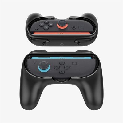 Spigen JoyCon Grip NS100 (Switch 2), Gaming Controller, Schwarz Spigen JoyCon Grip NS100 (Switch 2), Gaming Controller, Schwarz