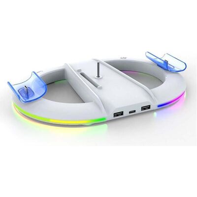 - iPega P5S045 Vertical Charging Stand with RGB for PS5/PS5 Slim White (PS5), Gaming Controller Zubehör, Weiss - iPega P5S045 Vertical Charging Stand with RGB for PS5/PS5 Slim White (PS5), Gaming Controller Zubehör, Weiss